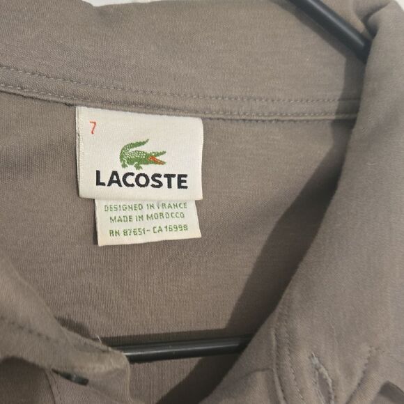 Lacoste Men's Polo Shirt in Gray - Picture 2 of 7